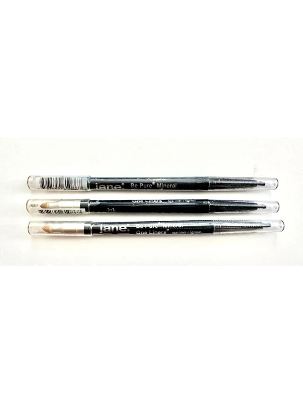 Lot of 3: NEW Jane Be Pure Mineral One Liners Eyeliner in 05 Ink Mica (Sealed)